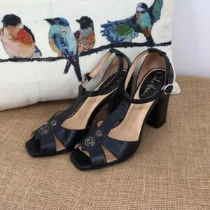 Cole Haan - Nike Air Tech Leather T-Strap Heel